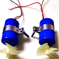 Miniatyrbilde 5 av 5: 1 Par RC Båt Undervanns Motor Thruster 7.4V 16800RPM CW CCW 3-Blader