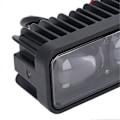 Miniatyrbillede 2 af 4: Dobbelt Linse LED Gaffeltruck Sikkerhedslys Robust Høj Lysstyrke Lige Advarsels Sikkerhedslampe DC12V Rød