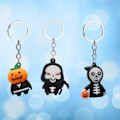 Miniatyrbillede 3 af 5: Halloween Nøglering Halloween Spøgelse Nøglering Hængende Vedhæng Nøgleringe Halloween Vedhæng Nøglering Spøgelse Nøglering 3d (6 stk., Sort)