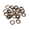 Miniatyrbilde 4 av 4: Bebetter 12 mm rustfrie messingmaljer, grommet og skiver