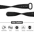 Pikkukuva 2 / 5: 5 kpl urheilurannekkeita Mi Band 4 -rannekkeille ja Mi Band 3 -rannekkeille, pehmeää silikonia (musta/laivastonsininen/harmaa/viininpunainen/vaaleanpunainen hiekka)