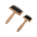2 st Vävkammar för vävning Macrame Slicker Brush Bomullsrep Öppen Knop Kam Stickningstillbehör Di