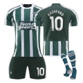 Pikkukuva 1 / 2: 23-24 Red Devils away jersey lasten opiskelijoille aikuisten puku urheiluvaatteet NO.10 RASHFORD 24