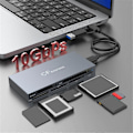 Miniatyrbild 5 av 5: 8 i 2 CFexpress Typ B//XD/MS/SD/TF Kortläsare Adapter 10Gbps Multi Minneskortläsare för XP för
