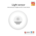 Miniatyrbillede 2 af 5: Tuya Zigbee Smart Lyssensor Lysstyrkesensor