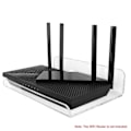 Miniatyrbillede 5 af 5: 1 Pakke Akryl Vægmonteringsbeslag Kompatibel Med TP-Link WiFi 6 Router AX1800 (Archer AX21) / AX3000 (Archer AX50), Transparent