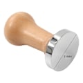 Miniatyrbillede 2 af 5: 2 stk. Håndtag Barista Espressomaskine Kværn 51mm Til Kaffe Og Espresso Pulver Hammer - Træfarve