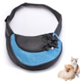 Pikkukuva 3 / 5: Pet Dog Sling R, Able Mesh matkustavat lemmikkieläinten kädet - hihnalaukku Säädettävä pehmustettu S pussi Yksi olkalaukku koirille kissoille Blue