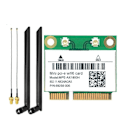 Miniatyrbillede 1 af 5: RTL8852BE WIFI6 Kort+2xAntenner AX1800M WiFi Bluetooth5.2 2.4GHz/5GHz WIFI Kort Adapter 802.11ax fo