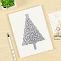 Miniatyrbillede 2 af 5: Juletræ Metal Skærestencils DIY Scrapbooking Album Papirkort Skabelonforme Prægning Håndværk Dekoration