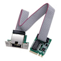 Miniatyrbillede 1 af 5: M.2 A Key og E Key Adapterkort til Enkelt RJ45 Port 10/100/1000Mbps