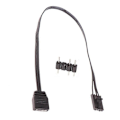 Pikkukuva 1 / 5: 4-PIN RGB - Standardi ARGB 3-Pin 5V -sovitinliitin RGB-kaapeli 25cm
