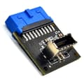 Miniatyrbillede 5 af 5: USB 3.0 Internt Header til USB 3.2 Type C Front Type E Adapter 20 Pin til 19 Pin Konverter