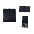 Pikkukuva 5 / 5: Yksivärinen Priest-asu Priestin keskiaikainen retrocosplay-asu ristikaulakorulla (musta) black 3xl
