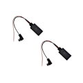 Miniatyrbilde 1 av 5: 2 stk Bil Bluetooth Lydmottaker For Pioneer Ip-bus 11-pin Bluetooth Aux Mottaker Adapter