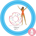 Pikkukuva 3 / 5: Donitsi Uimarengas 107 cm