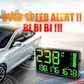 Miniatyrbillede 4 af 5: 5,5 tommer GPS-speedometer kilometertæller HUD digitalt display, med overhastighedsalarm til alle køretøjer, biler, lastbiler, cykler, motorcykler, hastighed, kørelængde 24