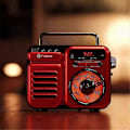 Pikkukuva 5 / 5: Bluetooth-kaiuttimet Kannettava hätäradio FM AM Hälytysradio Aurinkolataus Musiikkisoittimet Taskulamppu Re