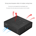 Miniatyrbillede 1 af 5: M06 Mini Desktop Kabinet MINI-ITX PC Kabinet Alsidig og Effektiv Industriel Kontrol Kabinet med Fod