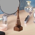 Miniatyrbillede 2 af 5: Ring Display Stand Fingerringe Holder Tårn Trækegle Ringe Holder Smykker Ring Display Holder til Gave Hjem Bordplader Shows