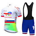 Miniatyrbillede 1 af 5: Total New Energies Equipacion Ciclismo Verano Hombre Sommer Cykeltrøje Mænd Roupa Ciclismo Masculino 20D Cykeltøj 2022 Cycling Clothing 19 XL