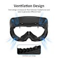 Miniatyrbillede 2 af 5: Åndbar VR Ansigtsgrænsebeslag Svampe Ansigtspude til Pico 4 VR Headset