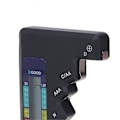 Miniatyrbild 2 av 4: Digital Batteritestare ABS LCD-skärm Knappcellsbatterikontroll för 1,5V 9V Mätning Svart