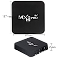 Miniatyrbilde 3 av 5: Android TV-boks, 4K HDR Streaming Media Player, 4 GB RAM 32 GB Allwinner H3 -kjerne Smart TV-boks EU P