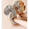 Miniatyrbilde 3 av 5: Fluffy Voksen Pig Tøfler Vinter Varm tegneserie Pig Sko Hjem Fuzzy Furry Animal Tøfler Kvinner Menn Jente Jm5 Jm5 42-43