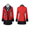 Miniatyrbillede 1 af 5: Bedst sælgende 3xl komplet sæt Jp Anime Kakegurui Cosplay kostume Halloween Jabami Yumeko Cosplay kostume Igarashi Sayaka skoleuniform XS
