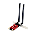 Miniatyrbillede 1 af 5: Wifi 6E AX210 PCIE Wifi Adapter 5400Mbps Trådløst Ethernet Netværkskort BT 5.3 2.4G/5G Dual Band 80