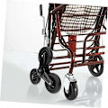 Miniatyrbild 3 av 5: Par Shopping Hjul Trappklättring Hjul Kraftig Handtruck Möbelvagn Svängbara Hjul Bagagevagn Hjul Kraftiga Hjul MTB