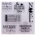 Miniatyrbilde 1 av 5: God Jul Silikon Klar Stempel DIY Papirkunst Håndverk Journalføring Forsyninger