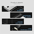 Miniatyrbillede 2 af 5: 16GB USB Flash Drive Thumb Mini U Disk Memory Stick Pen PC Laptop Lagring Sort