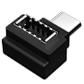 Miniatyrbild 2 av 5: USB 3.1 Frontpanel Header USB Typ-C till Typ-E Kabeladapter Kontakt Typ C Hane till Typ E Hona