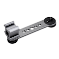 Miniatyrbild 2 av 5: Trippel Cold Shoe-fäste Förlängningsarm med 1/4 tum & 3/8 tum Gänga för Gimbal Stabilisator T