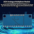 Miniatyrbild 5 av 5: 10st 16CH Analog Multiplexer Modul 74HC4067 CD74HC4067 Exakt Modul Digital Multiplexer MUX Breakout Board