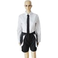 Miniatyrbillede 4 af 5: Sort hvid bjørn Cosplay kostume Danganronpa Suit Træningsuniform er unisex topjakke L