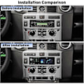 Miniatyrbillede 2 af 5: Bilradio Single Din Bil Stereo Receiver, 4.1 Tommer Touchskærm Bluetooth MP5 Afspiller, Mirror Link+Ba