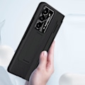 Pikkukuva 2 / 5: Galaxy Z Fold 5 -kotelo S Pen -kynällä, metallinen jalustakotelo [sarana- ja näytönsuojalla], PU-nahkainen suojakotelo Samsung Z Fold 5:lle