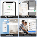 Miniatyrbild 1 av 5: Ny Tuya Smart Home Zigbee Repeater Typ-C Förlängare Signal Expansion mission Repeater Gateway W