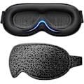 Miniatyrbillede 1 af 5: 3D Sovemaske til Sidesovere, 100% Lysblokering, Memory Foam Øjenmaske til Mænd og Kvinder, Rejse, Sort