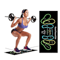 Miniatyrbillede 2 af 5: Squat Guide Måtte Squat Trin Positioner Knæ Måtte med Fod Position Måtte, Trænings Squats Ben Muskel Mål