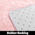 Miniatyrbillede 4 af 5: Tflycq Blush Rundt tæppe til soveværelse,fluffy Circle Tæppe 4'x4' til børneværelse,loddet tæppe til teenagepiger værelse,shaggy cirkulært tæppe til børneværelse,fuzzy P