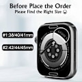 Miniatyrbild 5 av 5: Stretchigt klockarmband kompatibelt med Apple Watch Band 45mm 44mm 42mm Bekvämt justerbart sportarmband för iWatch Series 7 6 5 4 SE 3 2 1 Kvinnor Män - Bl