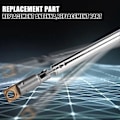 Miniatyrbilde 5 av 5: Erstatning 49cm 19.3inch 6 Seksjoner Teleskopisk Antenne for Radio TV