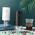 Miniatyrbilde 5 av 5: Kaffekvern TYPE C USB-lading Keramisk Malekjerne Bønner Svart