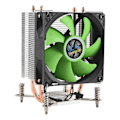 Miniatyrbilde 3 av 5: CPU-kjøler 2 varmerør Ultra Stille Kjølevifte CPU Radiator for LGA 2011 X79 X99 X299 (3Pin Enkel