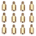 Pikkukuva 1 / 5: 50 kpl PC PCB Emolevyn Messinkinen Välike Kuusiokolo M3 7+4mm