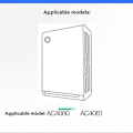 Miniatyrbillede 5 af 5: 2 STK AC4155 Luftfugter Udskiftningsfilter til AC4080 AC4081 Luftfugter Filtre til Soveværelse Stue